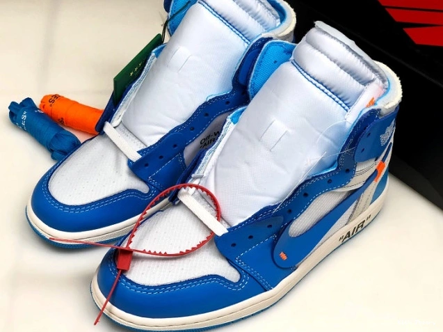 Kick Theory Air AQ0818-148 Powder Jordan Blue 1 UNC Off-White 0824